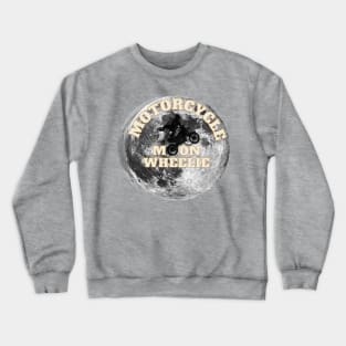 Motorcycle Wheelie Crewneck Sweatshirt